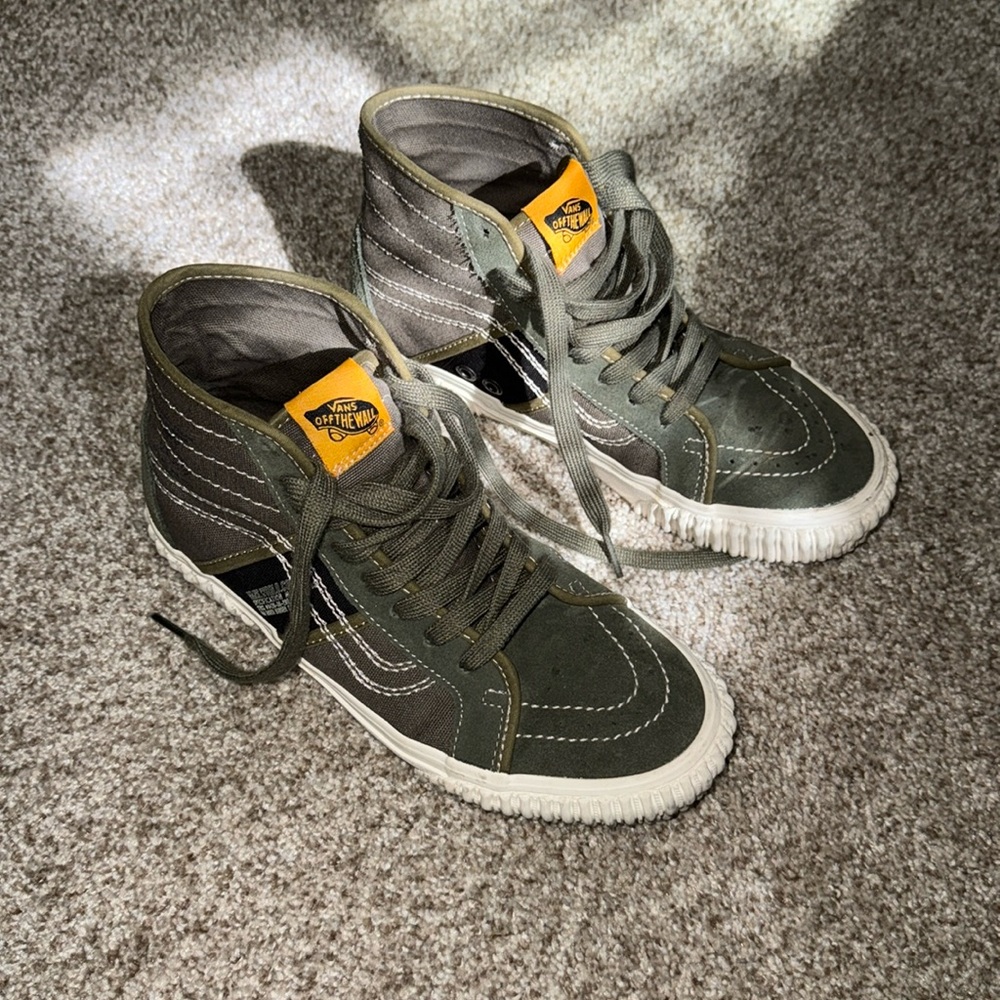 Custom Green Vans
